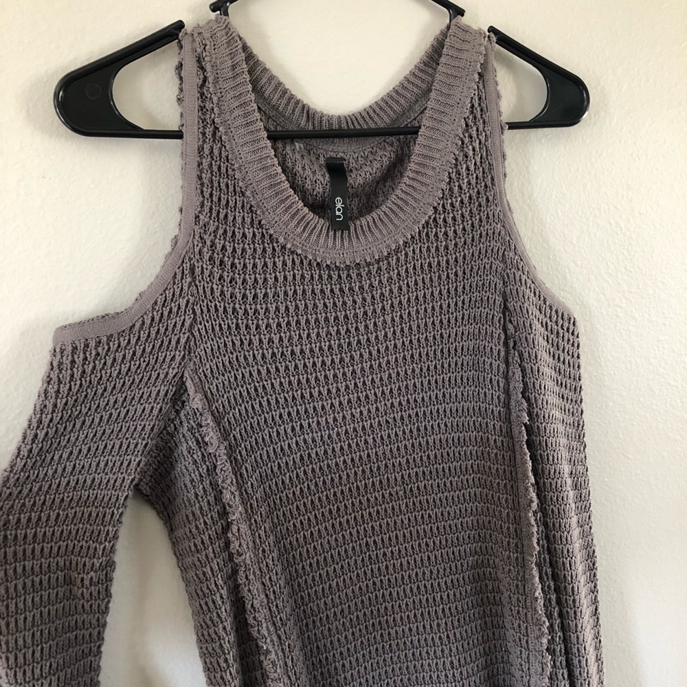 Elan Cold Shoulder Top